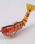 Maximumcatch Soft Shrimp 2Pcs Fishing Lure Silicone Simulation Fishing Soft-MaxCatch Outdoor-Color 01-Bargain Bait Box