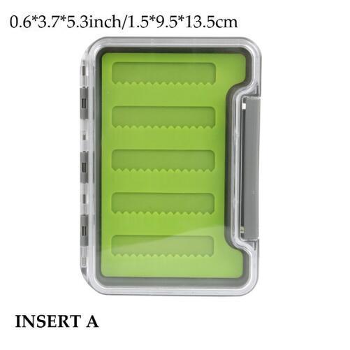Maximumcatch Waterproof Fly Fishing Box With Slit Foam Fishing Lure Hook Bait-MAXIMUMCATCH Fishing Solution Store-HB95S A green-Bargain Bait Box