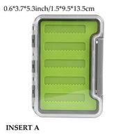 Maximumcatch Waterproof Fly Fishing Box With Slit Foam Fishing Lure Hook Bait-MAXIMUMCATCH Fishing Solution Store-HB95S A green-Bargain Bait Box
