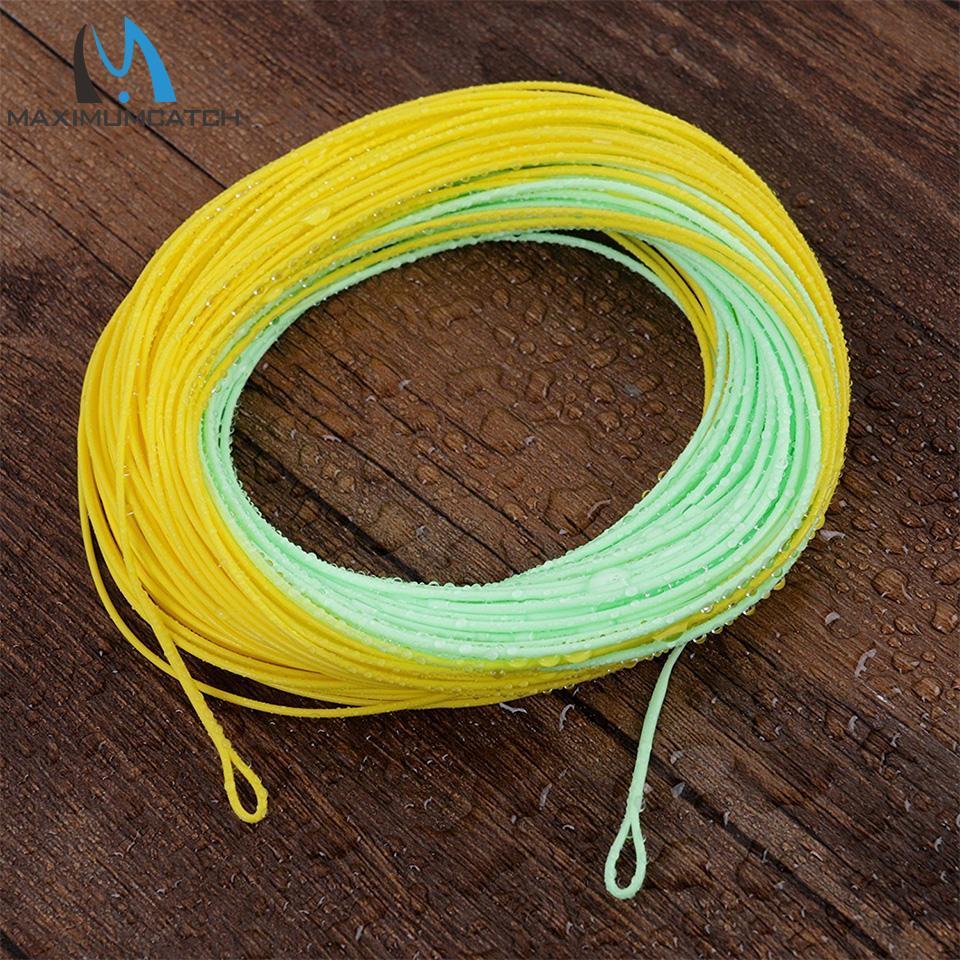 Maximumcatch Wf4/5/6/7/8F 100Ft Double Color Floating Fly Fishing Line With-MAXIMUMCATCH Official Store-4.0-Bargain Bait Box