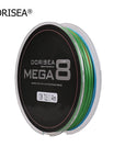 Mega 8 Strands 100M Braided Fishing Line 6-100Lb 8 Colors Avaliable-AGEPOCH Fishing Tackle Co., Ltd.-Yellow-0.6-Bargain Bait Box