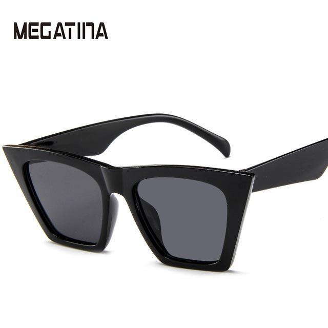 Megatina Italy Luxury Brand Oversized Square Sunglasses Women Men Brand-Sunglasses-Megatina Store-Gray-Bargain Bait Box