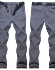 Men Fishing Camping Hiking Skiing Trousers Waterproof Windproof Pants Thick Warm-Sunnyrain Store-Black-S-Bargain Bait Box