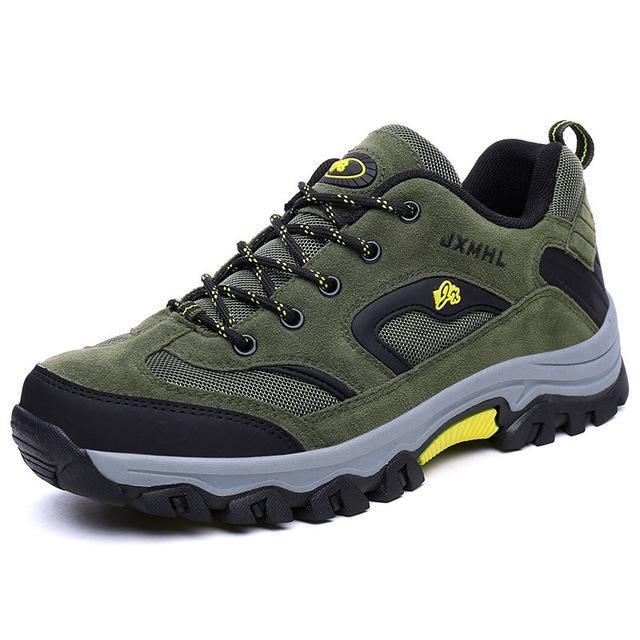 Men High Quality Hiking Shoes For Men Male Non Slip Mountain Climbing-JIA SHA STORE Store-Army green-6-Bargain Bait Box