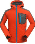 Men Hiking Jacket Softshell Windproof Water Repellent Outdoor Sport Wear-Have A Date Store-Orange-M-Bargain Bait Box