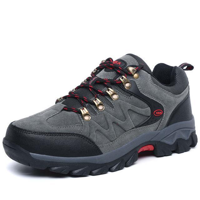 Men Hiking Shoes Hot Breathable Outdoor Sport Shoes Mountain Climbing-Shop3023018 Store-Dark gray-6-Bargain Bait Box