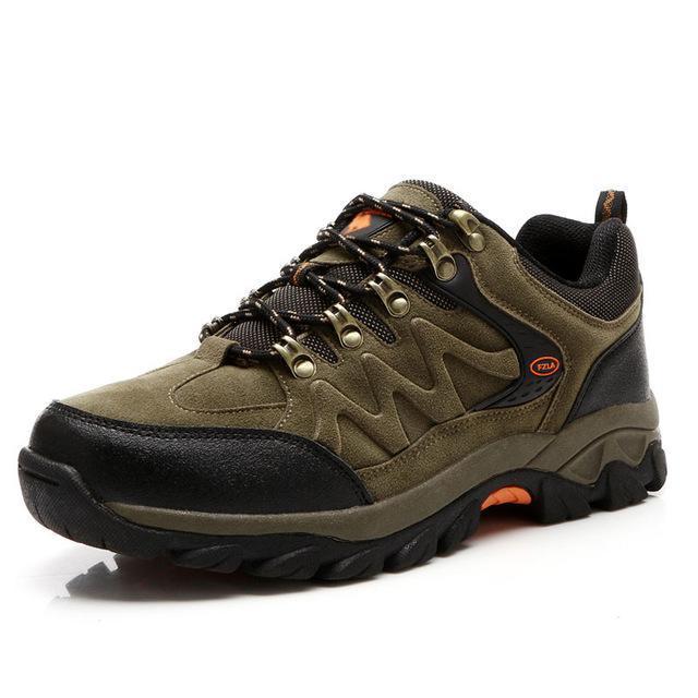 Men Hiking Shoes Hot Breathable Outdoor Sport Shoes Mountain Climbing-Shop3023018 Store-Dark green-6-Bargain Bait Box
