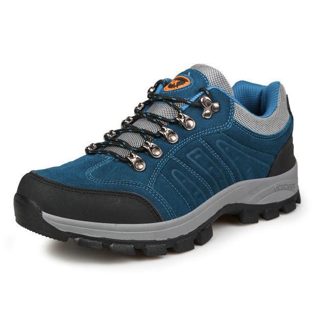 Men Hiking Shoes Men&#39;S Outdoor Mountain Hiking Trek Climbing Male-ZIMNIE Sneakers Store-Blue-5.5-Bargain Bait Box