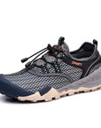 Men Hiking Shoes Sapatilhas Walking Outdoor Sport Summer Breathable Mesh-DHCT SPORTS1 Store-Gray-6.5-Bargain Bait Box