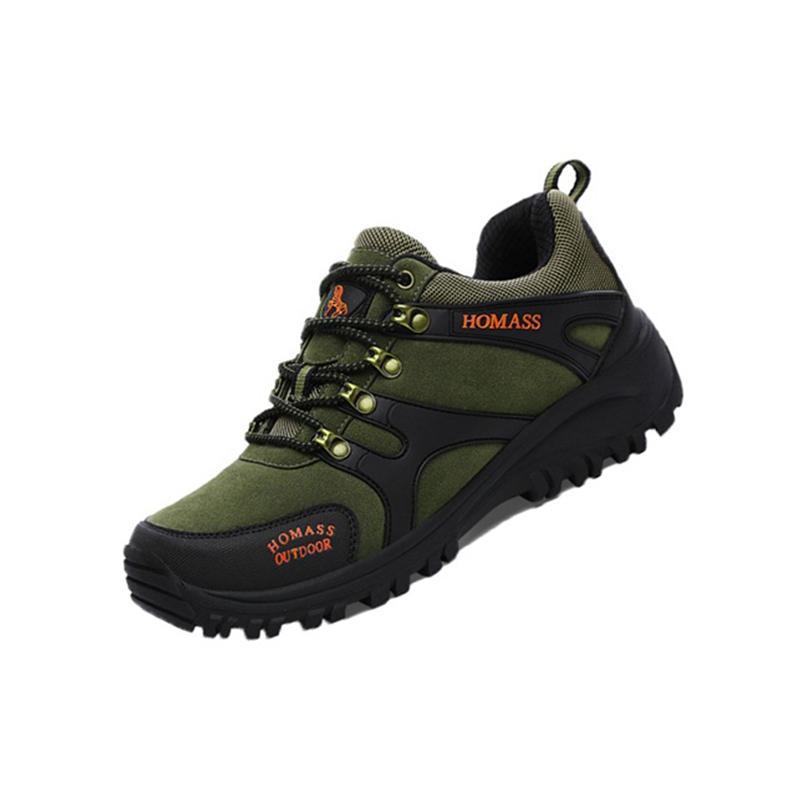 Men Hiking Sneakers Low-Cut Sport Shoes Breathable Waterproof Non-Slip Hiking-Y/C Store-black-6.5-Bargain Bait Box