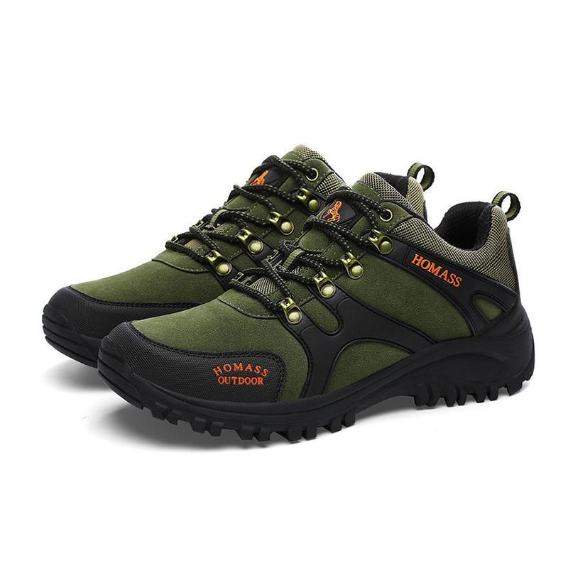Men Hiking Sneakers Low-Cut Sport Shoes Breathable Waterproof Non-Slip Hiking-Y/C Store-black-6.5-Bargain Bait Box