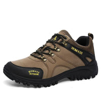 Men Hiking Sneakers Low-Cut Sport Shoes Breathable Waterproof Non-Slip Hiking-Y/C Store-khaki-6.5-Bargain Bait Box