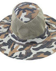 Men Military Camouflage Bucket Fishing Hat Jungle Camo Hiking Hat With Wide Brim-KingShark Pro Outdoor Sporte Store-C4-Bargain Bait Box
