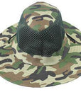Men Military Camouflage Bucket Fishing Hat Jungle Camo Hiking Hat With Wide Brim-KingShark Pro Outdoor Sporte Store-C6-Bargain Bait Box