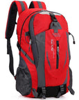 Men Nylon Travel Backpack Large Capacity Camping Casual Backpack 15 Inch-Backpacks-TakeCharm Official Store-Red-China-Bargain Bait Box