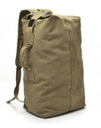 Men Outdoor Bacpkack Luggage Travel Large Army Bucket Bag Multifunctional-Vanchic Outdoor Store-Khaki Big-Bargain Bait Box