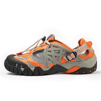 Men Outdoor Sneakers Breathable Hiking Shoes Big Size Men Women Outdoor-ifrich Official Store-Orange-4-Bargain Bait Box