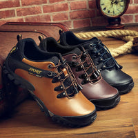 Men Outdoor Sport Hiking Shoes Breathable Genuine Leather Trekking Hiking-BODAO ONLINE SHOPPING Store-359k a-5.5-Bargain Bait Box