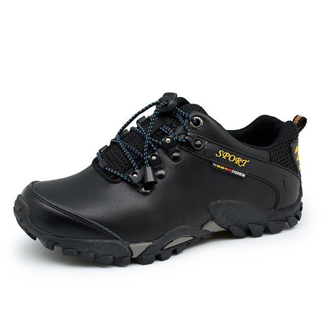 Men Outdoor Sport Hiking Shoes Breathable Genuine Leather Trekking Hiking-BODAO ONLINE SHOPPING Store-359k b-5.5-Bargain Bait Box