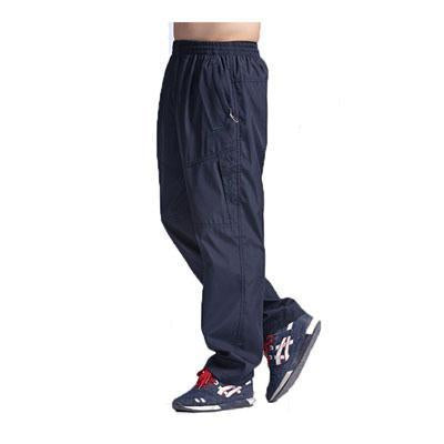 Men Thin Straight Pants Quick Dry Plus Size Trousers Xxxl Outdoor Sports-Mountainskin Outdoor-1058 Blue-L-Bargain Bait Box