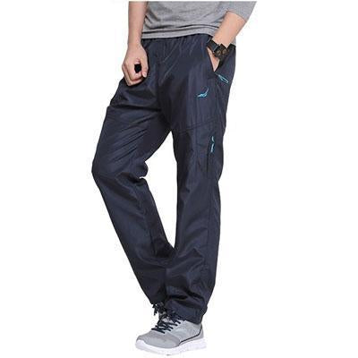 Men Thin Straight Pants Quick Dry Plus Size Trousers Xxxl Outdoor Sports-Mountainskin Outdoor-516 Blue-L-Bargain Bait Box