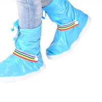 Men Waterproof Shoes Covers Reusable Rain Snow Anti-Slip Women Rain Shoe-Shoe Covers-Bargain Bait Box-Children Blue-S-Bargain Bait Box