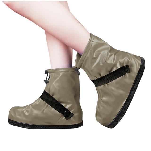 Men Waterproof Shoes Covers Reusable Rain Snow Anti-Slip Women Rain Shoe-Shoe Covers-Bargain Bait Box-Coffee-S-Bargain Bait Box