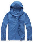 Men Women Camping Clothing Quick Dry Hiking Jacket Waterproof Sun & Uv-NewBee Store-blue-XS-Bargain Bait Box