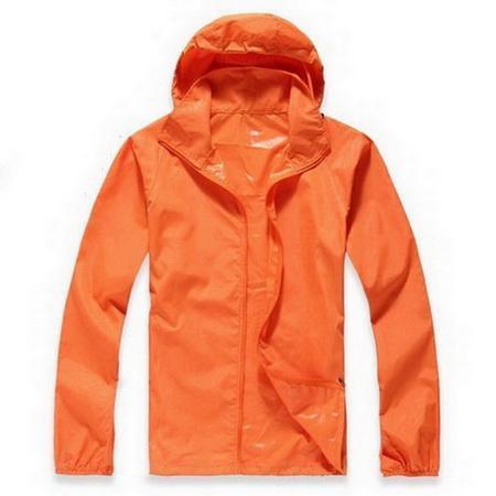 Men Women Camping Clothing Quick Dry Hiking Jacket Waterproof Sun & Uv-NewBee Store-orange-XS-Bargain Bait Box