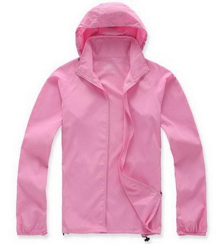 Men Women Camping Clothing Quick Dry Hiking Jacket Waterproof Sun & Uv-NewBee Store-pink-XS-Bargain Bait Box