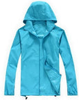 Men Women Camping Clothing Quick Dry Hiking Jacket Waterproof Sun & Uv-NewBee Store-sku blue-XS-Bargain Bait Box