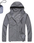 Men Women Camping Trekking Brand Coats Hiking Outdoor Jacket Quick Dry-NewBee Store-LightGrey-XS-Bargain Bait Box