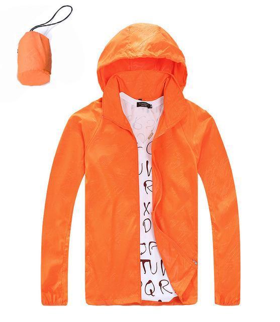 Men Women Camping Trekking Brand Coats Hiking Outdoor Jacket Quick Dry-NewBee Store-Orange-XS-Bargain Bait Box