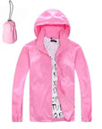 Men Women Camping Trekking Brand Coats Hiking Outdoor Jacket Quick Dry-NewBee Store-Pink-XS-Bargain Bait Box
