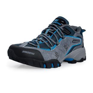 Men Women Hiking Shoes Outdoor Sneakers Men Mountain Climbing Trekking Shoe Male-jiajia Outdoor Co., Ltd.-men grayblue-4.5-Bargain Bait Box