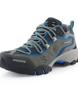 Men Women Hiking Shoes Outdoor Sneakers Men Mountain Climbing Trekking Shoe Male-jiajia Outdoor Co., Ltd.-women gray blue-4.5-Bargain Bait Box