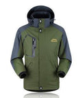 Men Women Outdoor Jackets Windbreaker Waterproof Windproof Camping Hiking-jiajia Outdoor Co., Ltd.-men army green-M-Bargain Bait Box