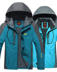 Men Women Outdoor Jackets Windbreaker Waterproof Windproof Camping Hiking-jiajia Outdoor Co., Ltd.-men blue-M-Bargain Bait Box