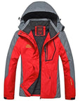 Men Women Outdoor Jackets Windbreaker Waterproof Windproof Camping Hiking-jiajia Outdoor Co., Ltd.-women red-M-Bargain Bait Box