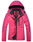 Men Women Outdoor Jackets Windbreaker Waterproof Windproof Camping Hiking-jiajia Outdoor Co., Ltd.-women rose red-M-Bargain Bait Box
