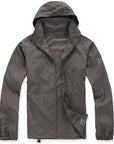Men Women Quick Dry Hiking Jackets Outdoor Sport Skin Dust Coat Thin-Mountainskin Outdoor-Dark Grey-XS-Bargain Bait Box