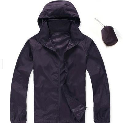 Men Women Quick Dry Hiking Jackets Outdoor Sport Skin Dust Coat Thin-Mountainskin Outdoor-Purple-XS-Bargain Bait Box