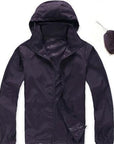 Men Women Quick Dry Hiking Jackets Outdoor Sport Skin Dust Coat Thin-Mountainskin Outdoor-Purple-XS-Bargain Bait Box