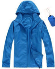 Men Women Quick Dry Hiking Jackets Outdoor Sport Skin Dust Coat Thin-Mountainskin Outdoor-Royal Blue-XS-Bargain Bait Box