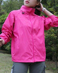 Men Women Quick Dry Hiking Jackets Waterproof Sun-Protective Outdoor Sports-Mountainskin Outdoor-Rose-XS-Bargain Bait Box