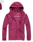 Men Women Skin Quick Dry Camping Hiking Jackets Trekking Outdoor Sport-LoClimb Store-purple red-Asian XS-Bargain Bait Box