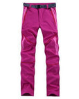 Men Women Ultra Thin Nylon Breathable Stretch Anti-Uv Outdoor Hiking Pants-LoClimb Store-rose pink-Asian XS-Bargain Bait Box