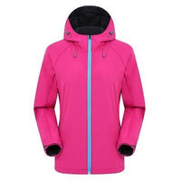 Men Women Winter Inner Fleece Softshell Warm Outdoor Sports Brand Coats-HO Outdoor Store-Women Rose-Asian Size S-Bargain Bait Box