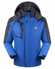 Men Women Winter Jacket Outdoor Hiking Coat Men Thermal Windbreaker Male Camping-jiajia Outdoor Co., Ltd.-men blue-M-Bargain Bait Box