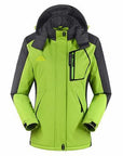 Men Women Winter Jacket Outdoor Hiking Coat Men Thermal Windbreaker Male Camping-jiajia Outdoor Co., Ltd.-women green-M-Bargain Bait Box